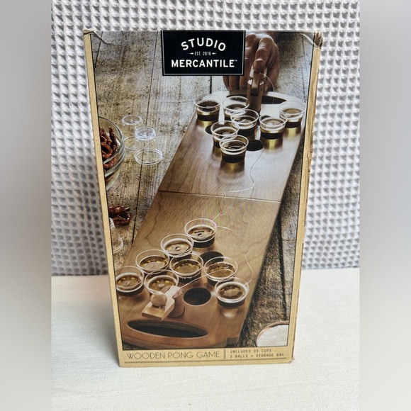 Wooden Pong Game - Picture 5 of 6